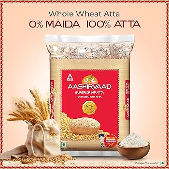 Aasirbad atta 1kg: Elevate BUY