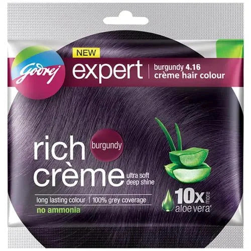 Godrej rich creme burgundy 10ml