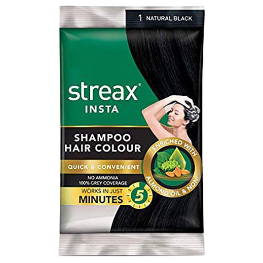 Streax insta shampoo hair colour 25gm