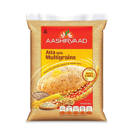 Aashirvaad Atta/Godihittu - Whole Wheat, 5 kg