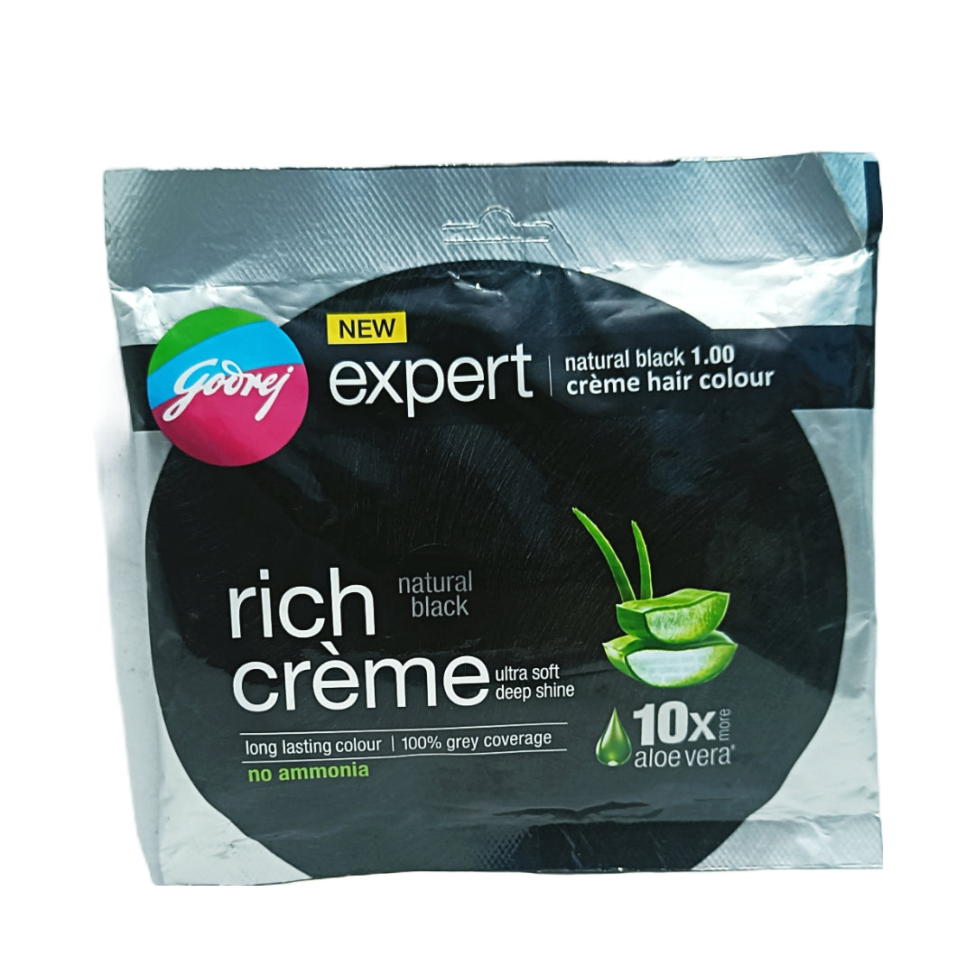 godrej rich creme natural black 10ml