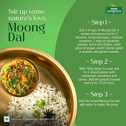 Tata Sampann Moong Dal/Hesaru Bele, 1 kg